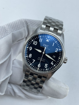 (당일출고/2~3일도착)NO.147/V7공장 IWC 파일럿 마크18 블랙다이얼